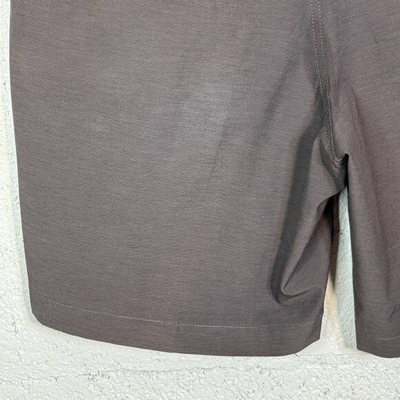 PGA Tour Men's Flat-Front 4-Way Stretch 9" Shorts DK grey Heather, 38 $68 - Picture 6 of 10